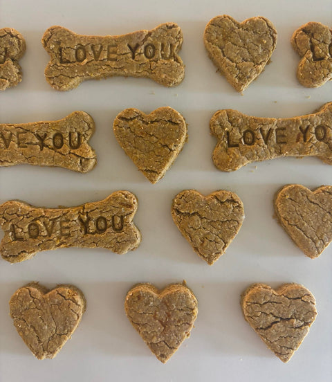 Peanut Butter and Carrot Dog Treats