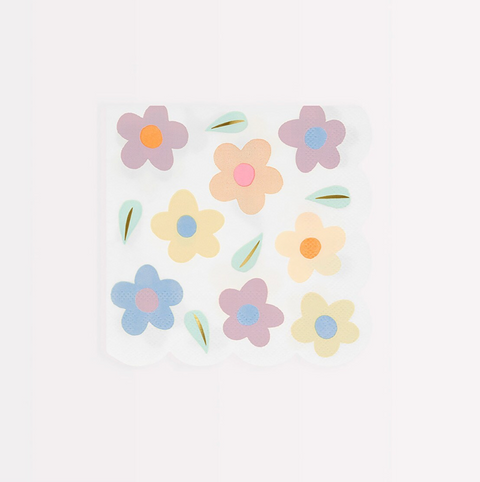 Happy Flowers Small Napkins